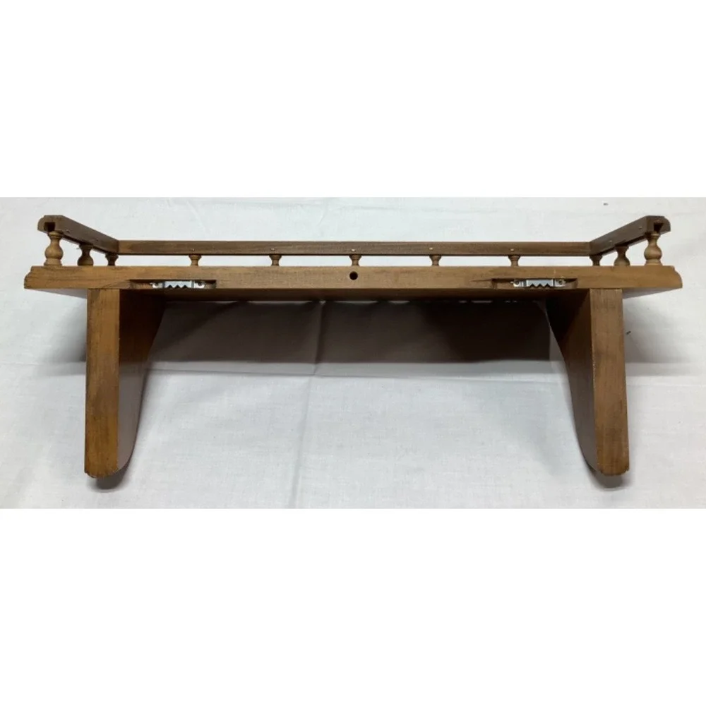 Wall Mounted Colonial Style Wooden Wall Shelf Gallery Spindle Rail 6.5